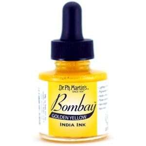 🔥5 FOR $25🔥 Dr. Ph. Martin's Bombay India Ink, Golden Yellow